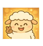 キラキラモコモコひつじ@SFW（個別スタンプ：13）