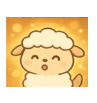 キラキラモコモコひつじ@SFW（個別スタンプ：16）