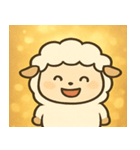 キラキラモコモコひつじ@SFW（個別スタンプ：17）