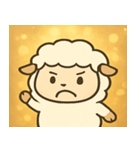 キラキラモコモコひつじ@SFW（個別スタンプ：18）