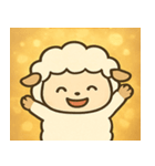 キラキラモコモコひつじ@SFW（個別スタンプ：21）