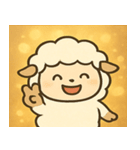 キラキラモコモコひつじ@SFW（個別スタンプ：29）
