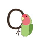 コザクラインコ(まっちゃ)（個別スタンプ：3）