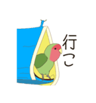 コザクラインコ(まっちゃ)（個別スタンプ：9）