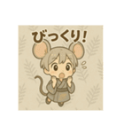 干支童子 子のことば帖（個別スタンプ：10）