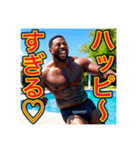 テンション100%♡ゲイの黒人（個別スタンプ：20）