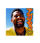 テンション100%♡ゲイの黒人（個別スタンプ：22）