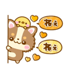 かわいいチワワ♡カラフルふきだし（個別スタンプ：12）