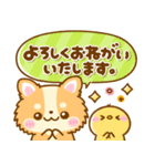かわいいチワワ♡カラフルふきだし（個別スタンプ：35）