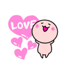 ずっと毎日使える♡ぴんくの丸いやつ（個別スタンプ：16）