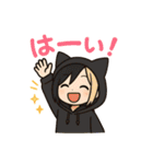 黒猫にゃんこ少年の毎日スタンプ（個別スタンプ：32）