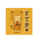 干支童子 寅のはげまし帖（個別スタンプ：11）