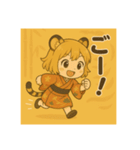 干支童子 寅のはげまし帖（個別スタンプ：15）