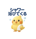 夏のオカメインコ（個別スタンプ：16）