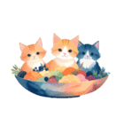 夏の挨拶！ねこアイスで暑中・残暑お見舞い（個別スタンプ：15）