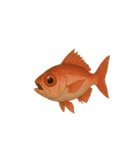 動く魚さん達（個別スタンプ：7）