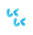 動く♥カラフル手描き文字でネガティブ（個別スタンプ：8）