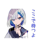 パンクセーラー女子★チケット場所合図（個別スタンプ：1）