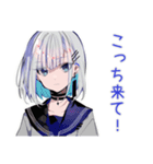 パンクセーラー女子★チケット場所合図（個別スタンプ：5）