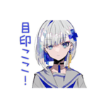 パンクセーラー女子★チケット場所合図（個別スタンプ：7）