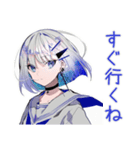 パンクセーラー女子★チケット場所合図（個別スタンプ：9）