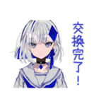パンクセーラー女子★チケット場所合図（個別スタンプ：23）