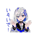パンクセーラー女子★チケット場所合図（個別スタンプ：25）