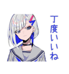 パンクセーラー女子★チケット場所合図（個別スタンプ：30）