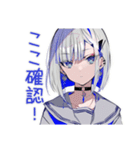 パンクセーラー女子★チケット場所合図（個別スタンプ：35）