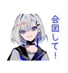 パンクセーラー女子★チケット場所合図（個別スタンプ：38）