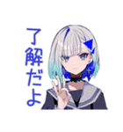 パンクセーラー女子★チケット場所合図（個別スタンプ：40）
