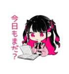 返信待ち★ちび量産型ちゃん（個別スタンプ：25）