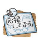 シマエナガ×書き置き風スタンプ（個別スタンプ：22）