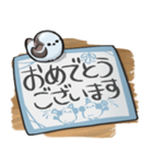 シマエナガ×書き置き風スタンプ（個別スタンプ：24）
