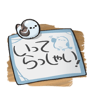 シマエナガ×書き置き風スタンプ（個別スタンプ：36）