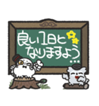フクロウ＆ミミズク×黒板スタンプ（個別スタンプ：6）