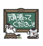 フクロウ＆ミミズク×黒板スタンプ（個別スタンプ：23）