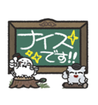 フクロウ＆ミミズク×黒板スタンプ（個別スタンプ：25）