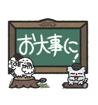 フクロウ＆ミミズク×黒板スタンプ（個別スタンプ：30）