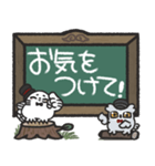 フクロウ＆ミミズク×黒板スタンプ（個別スタンプ：33）