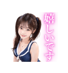 競泳水着×ツインテール女子高校生（個別スタンプ：14）