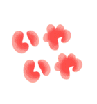 かわいい手描き文字でネガティブ♥（個別スタンプ：10）