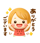 夏に役立つ♡大人GIRL（個別スタンプ：17）