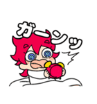 ポンってスタンプ①（個別スタンプ：6）