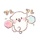 もしゃもしゃマルチーズ 水彩タッチ（個別スタンプ：15）