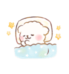 もしゃもしゃマルチーズ 水彩タッチ（個別スタンプ：18）
