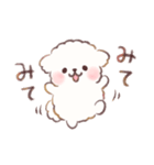 もしゃもしゃマルチーズ 水彩タッチ（個別スタンプ：31）