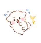 もしゃもしゃマルチーズ 水彩タッチ（個別スタンプ：35）