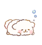 もしゃもしゃマルチーズ 水彩タッチ（個別スタンプ：38）