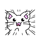 動くしろねこ 福ちゃん2（個別スタンプ：7）